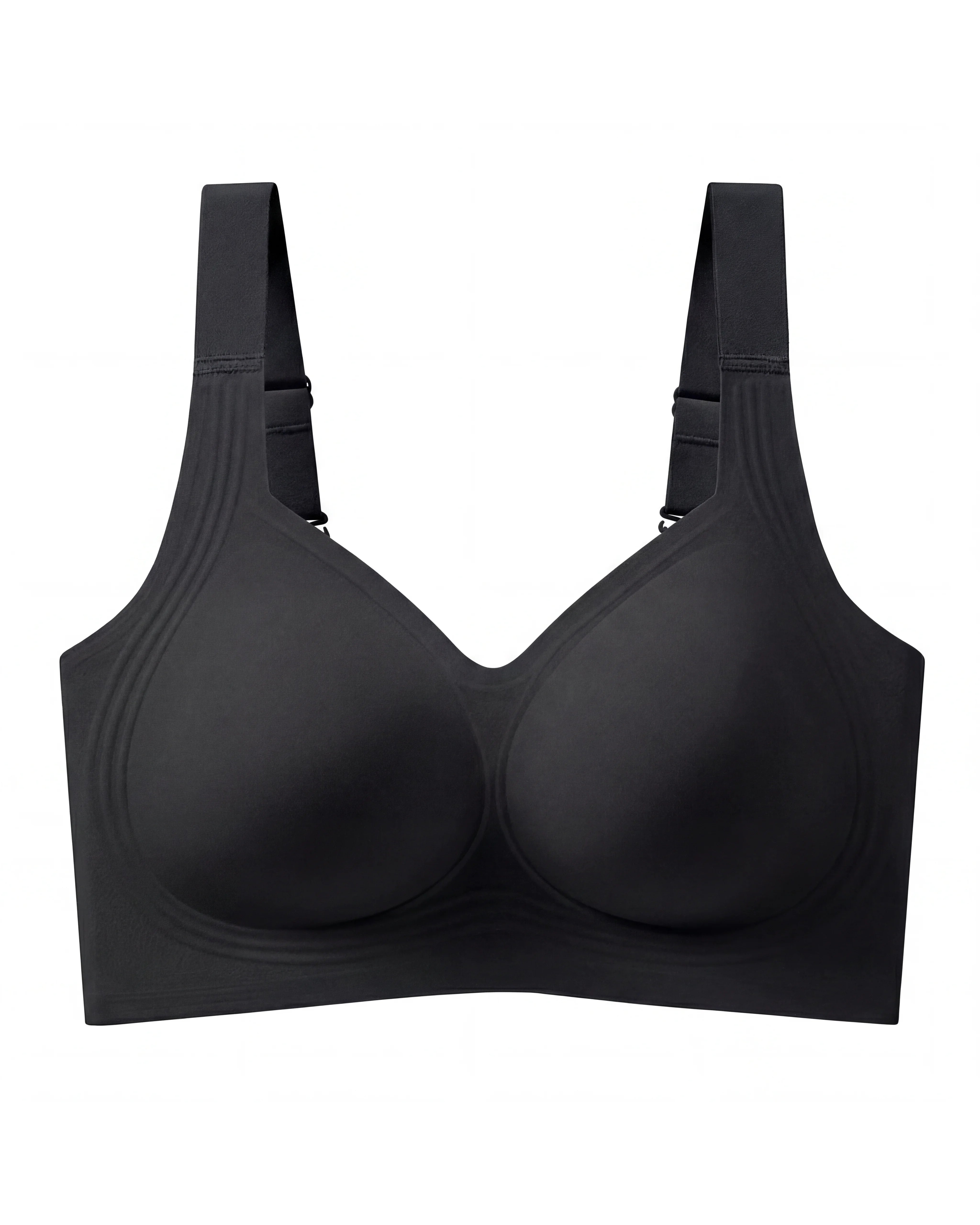SHEFORMA Jelly Bra Full Cover in Black, flatlay