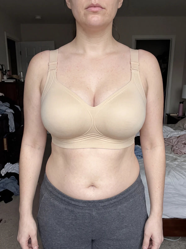 Cliente che indossa il reggiseno JellyBand