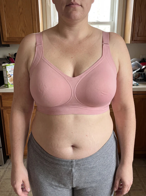 Cliente che indossa il reggiseno JellyBand